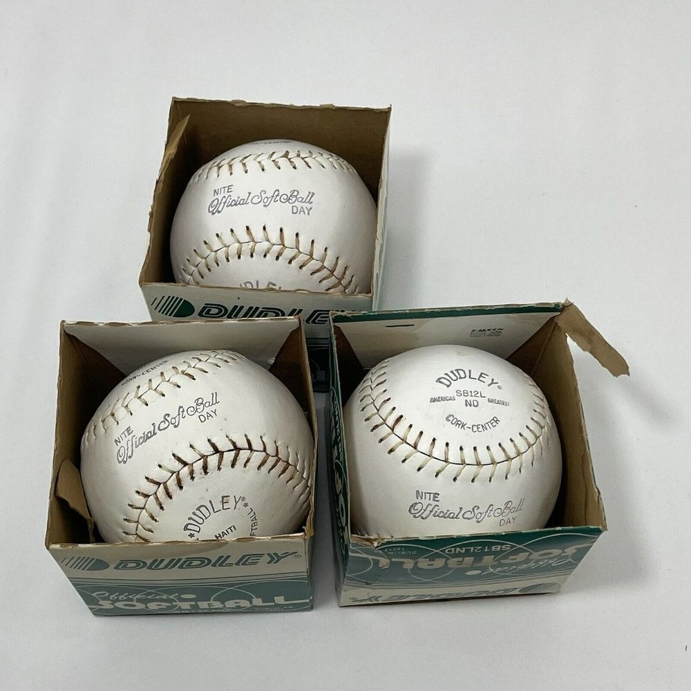 Dudley Official Tournament Softball Ball SB12 LND Haiti Nite Day Cork Center Usa